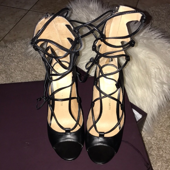 Vince Camuto Signature high lace up Elena heels - Picture 2 of 8