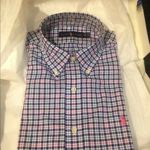 Men's long sleeve polo shirt NWT with tags.