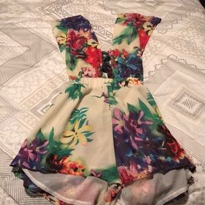 Colorful romper.