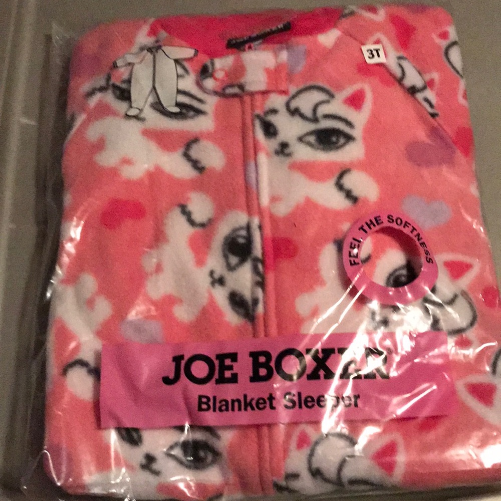 Pink blanket sleeper