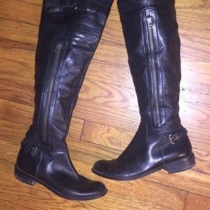 Steve Madden over the knee Leather boot