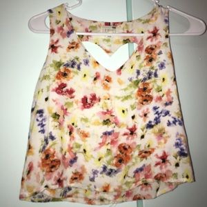 Floral tank top
