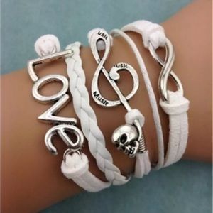 Infinity fashion skill bracelet " Love Music"