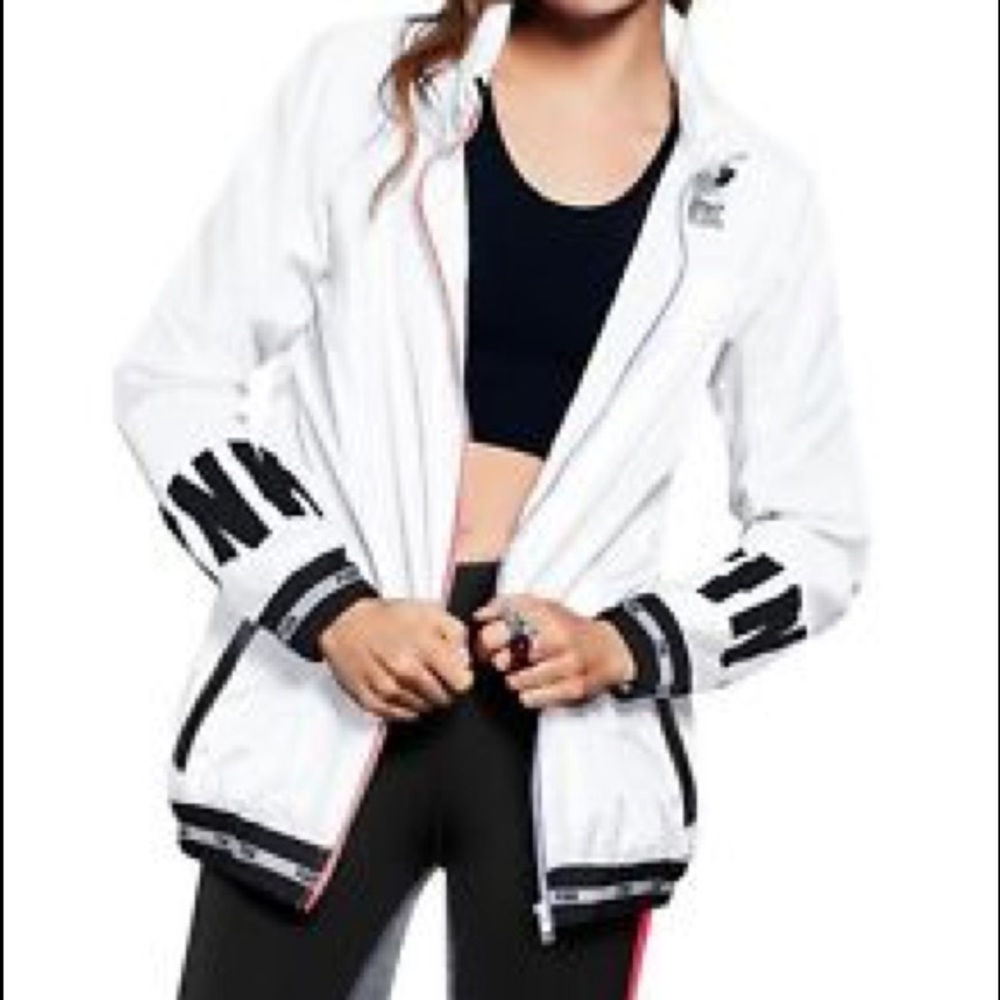 VS pink anorak windbreaker