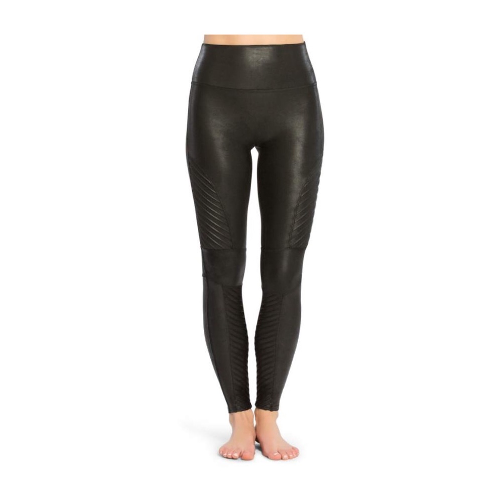 SPANX Black Moto Pants