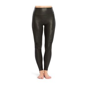 SPANX Black Moto Pants
