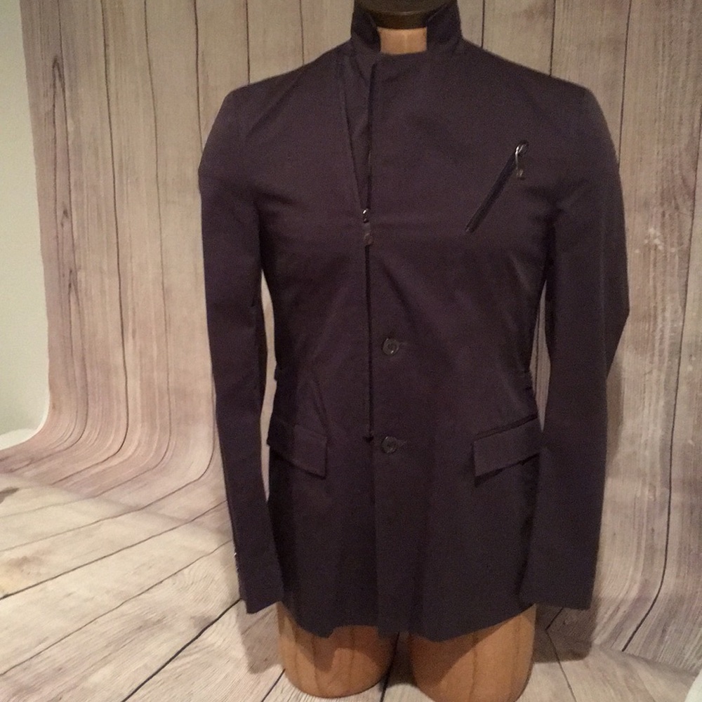 Versace Collection 2 Buttoni Zip Blazer - Picture 2 of 8