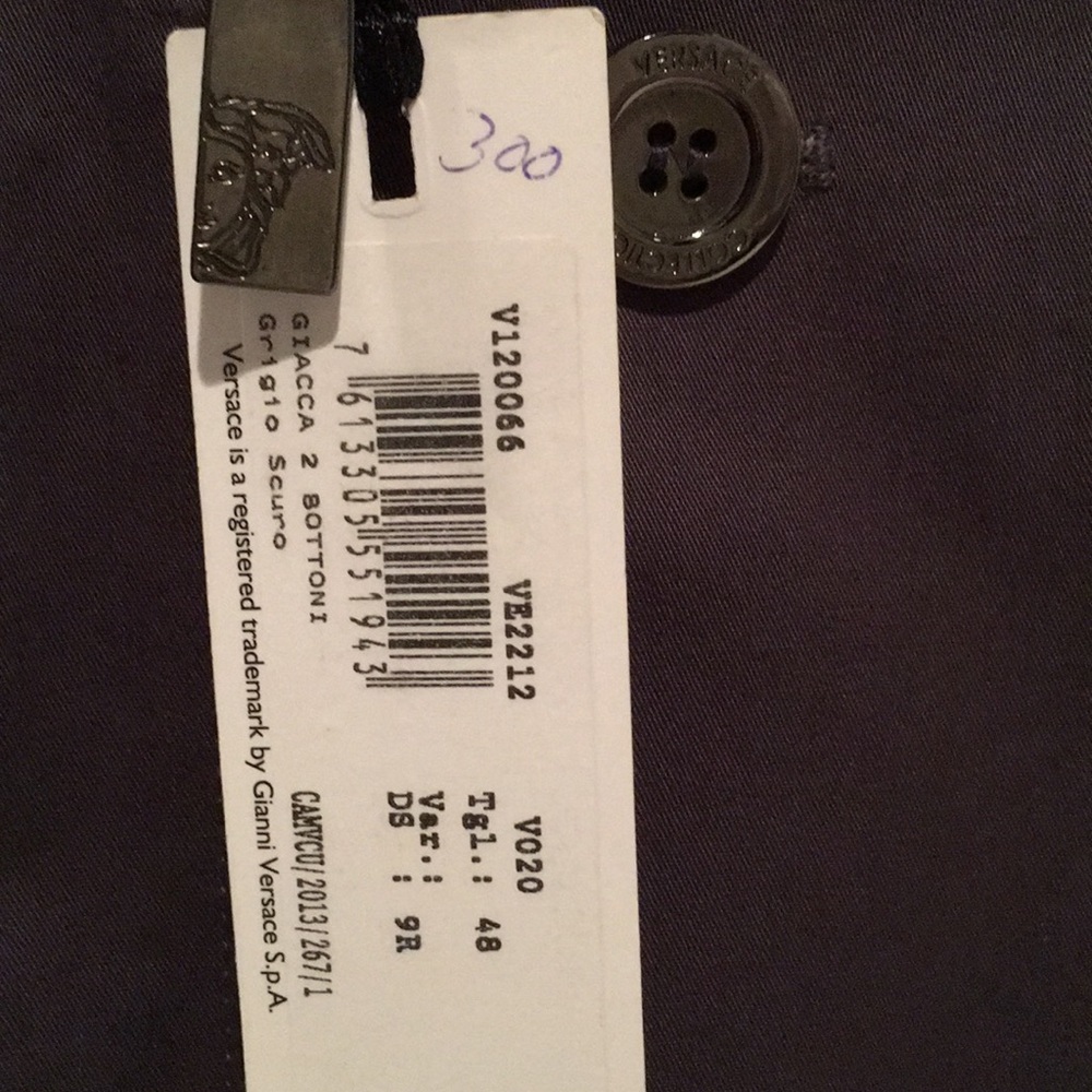 Versace Collection 2 Buttoni Zip Blazer - Picture 5 of 8