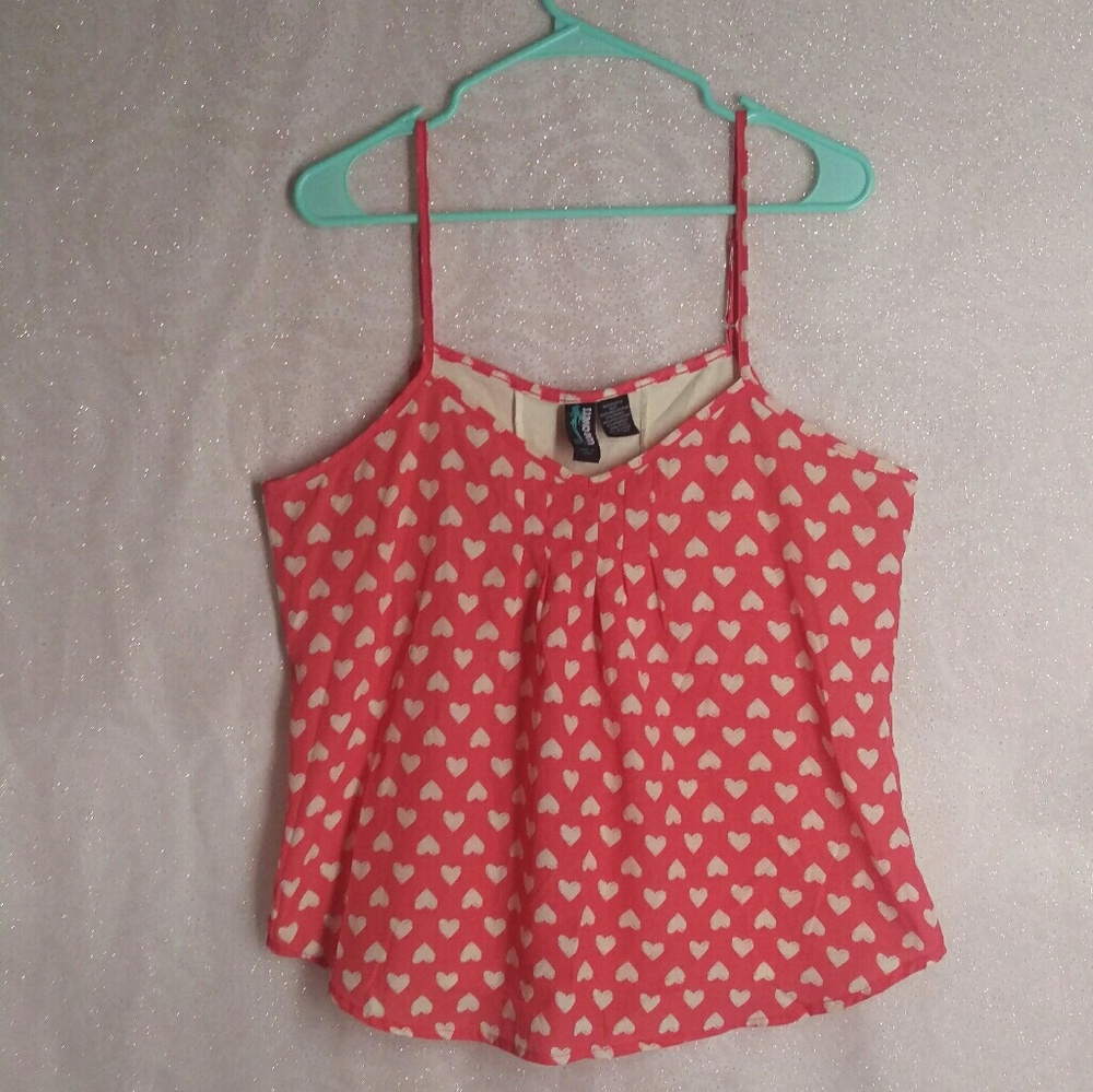 Coral print tank top