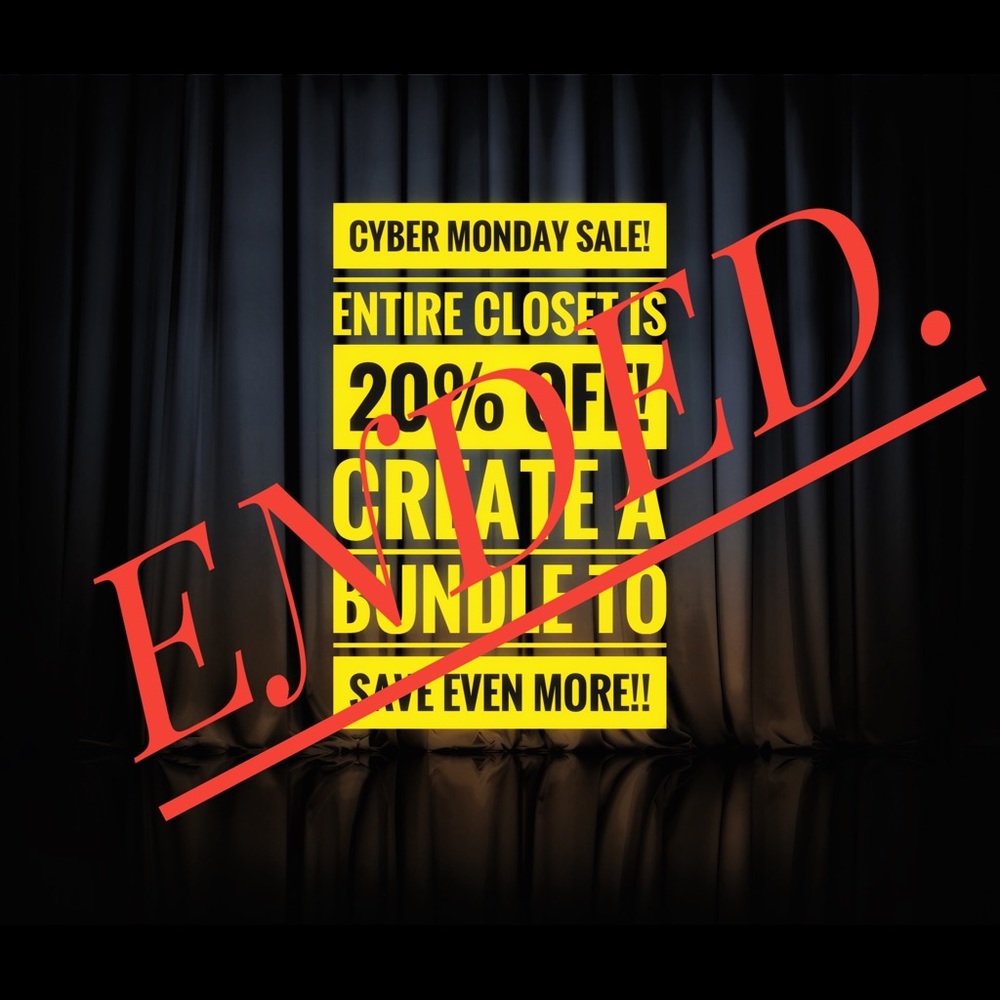 CYBER MONDAY SALE!
