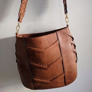 Steve Madden Brown Crossbody saddle bag NWOT