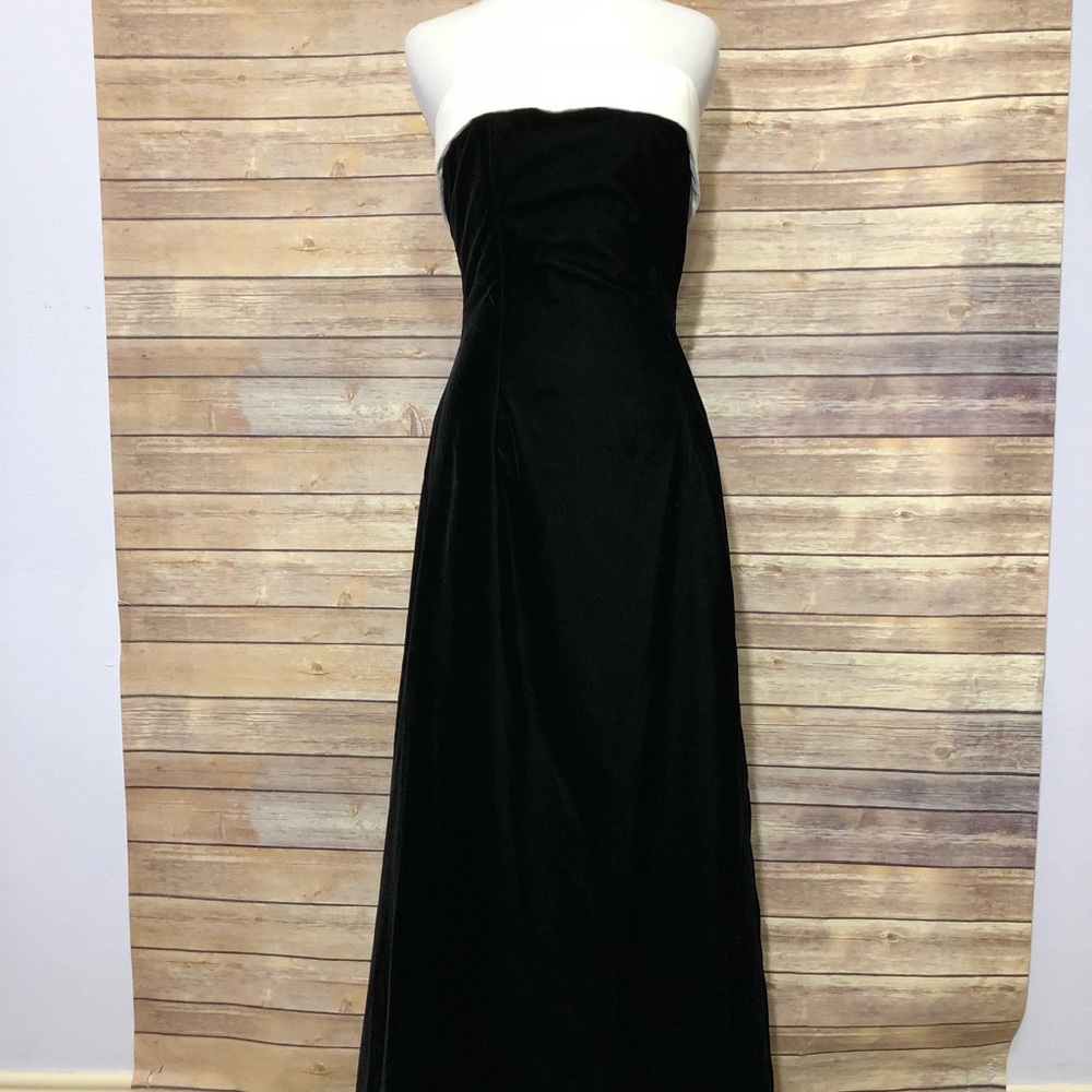 Scott McClintock Black Velvet Gown