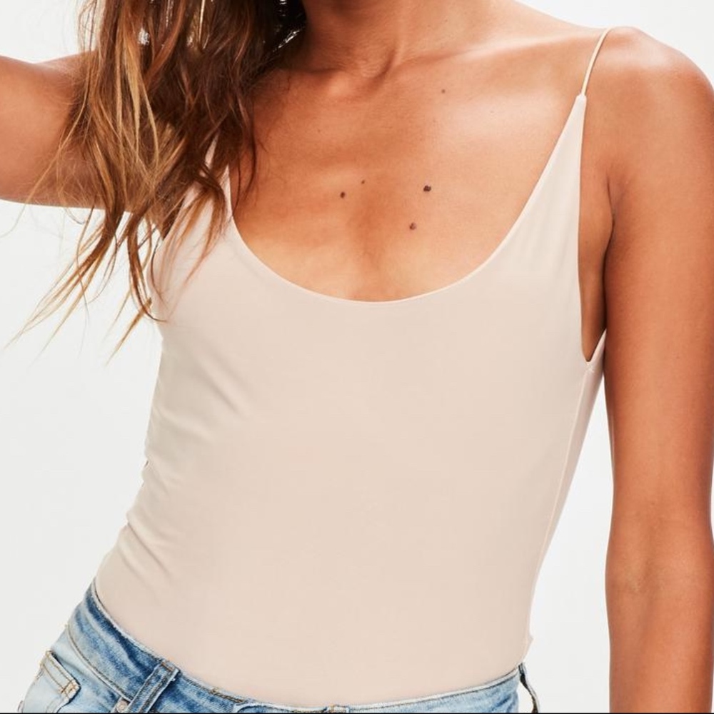 Missguided Beige Ultra Soft Body Suit