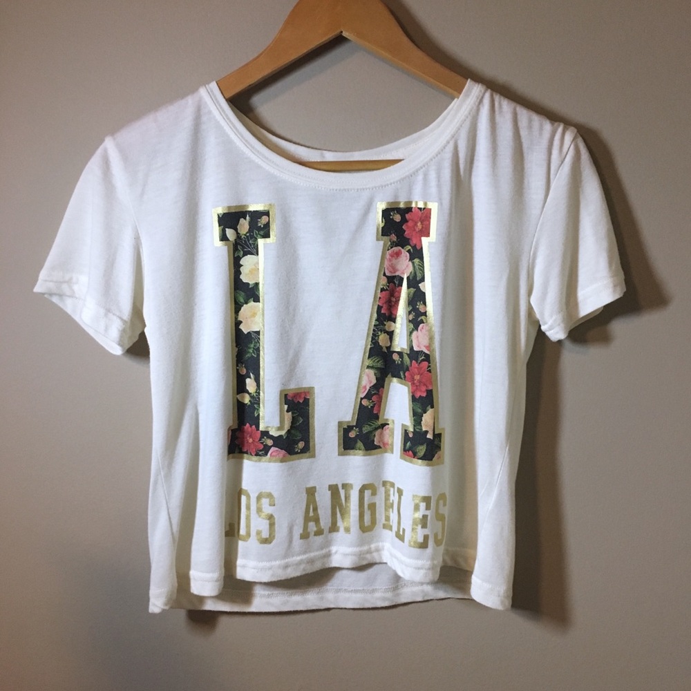 LA Crop Tee