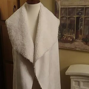 Almost Famous Sherpa Vest Cardigan