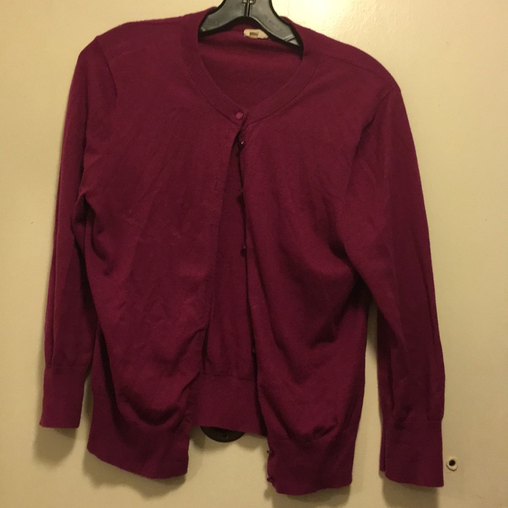 Jcrew Cardigan - raspberry - Picture 1 of 2