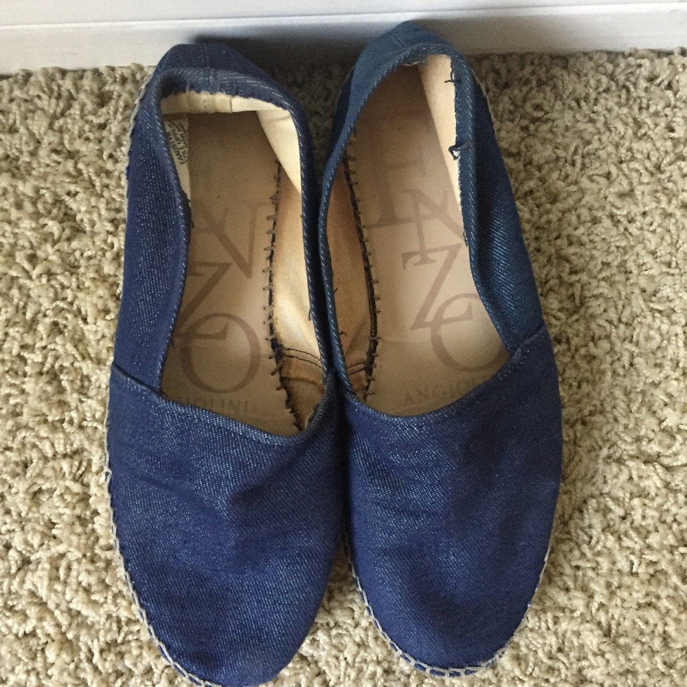 Enzo Angiolini Austyn2 Denim Espadrille Flats