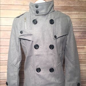 Men’s peacoat European Fit