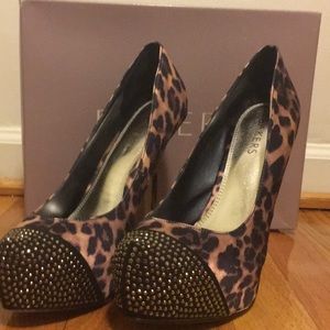 Bakers Leopard Print Heels