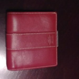Dark red Coach wallet