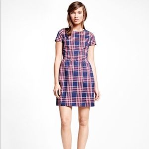 NWOT Brooks Brothers Red Fleece Dress Size 4