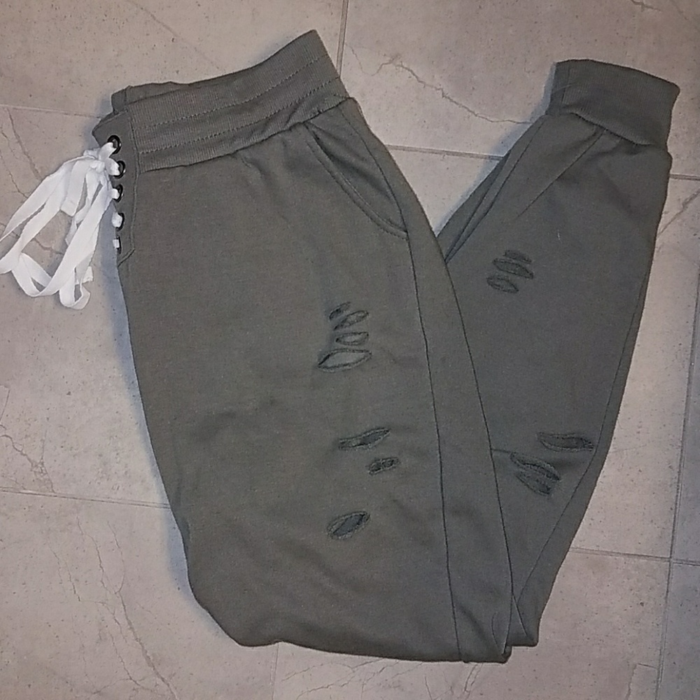 Distressed Joggers