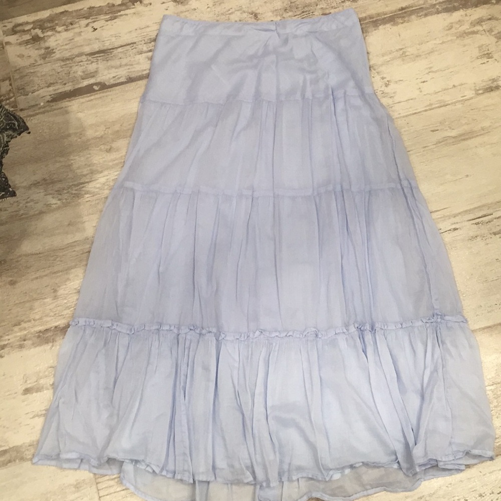Soft blue prairie skirt