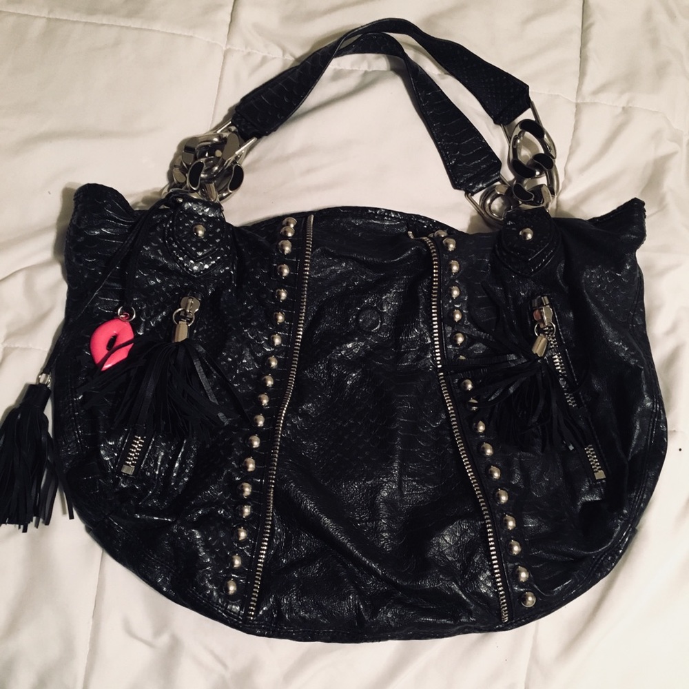 Betsey Johnson leather shoulder bag
