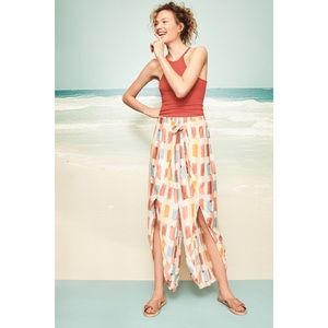 🦋Anthropologie Dahlia Watercolor wrap trousers🦋
