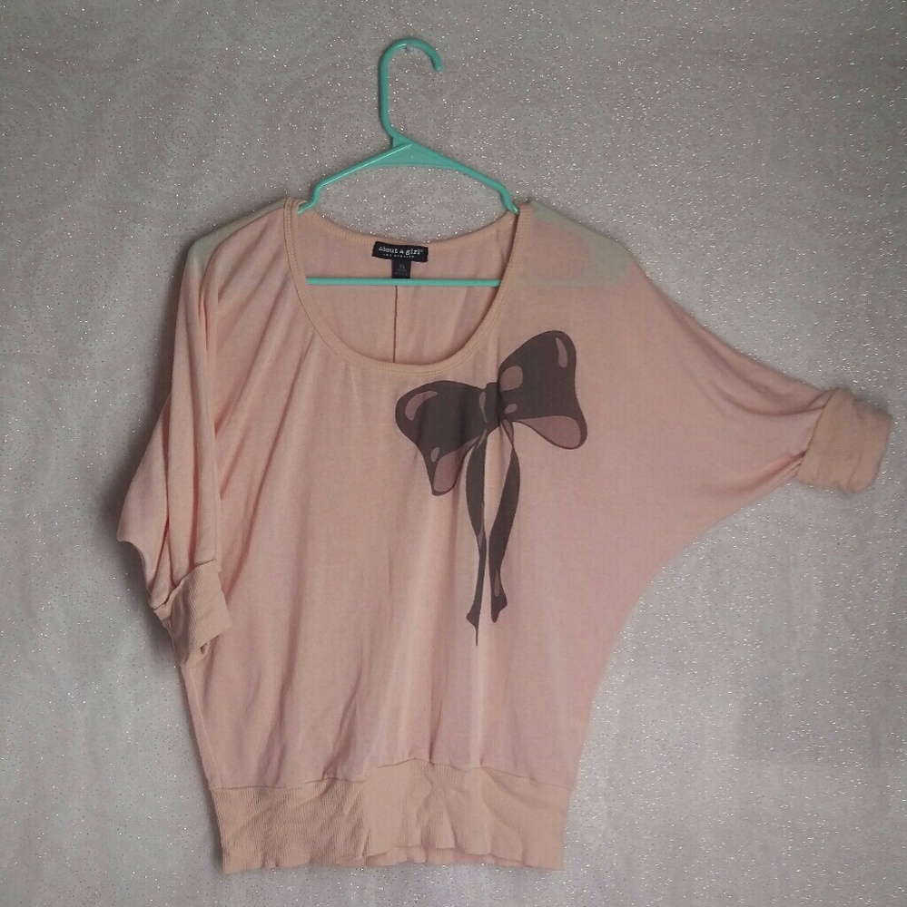Pink slouchy sweater
