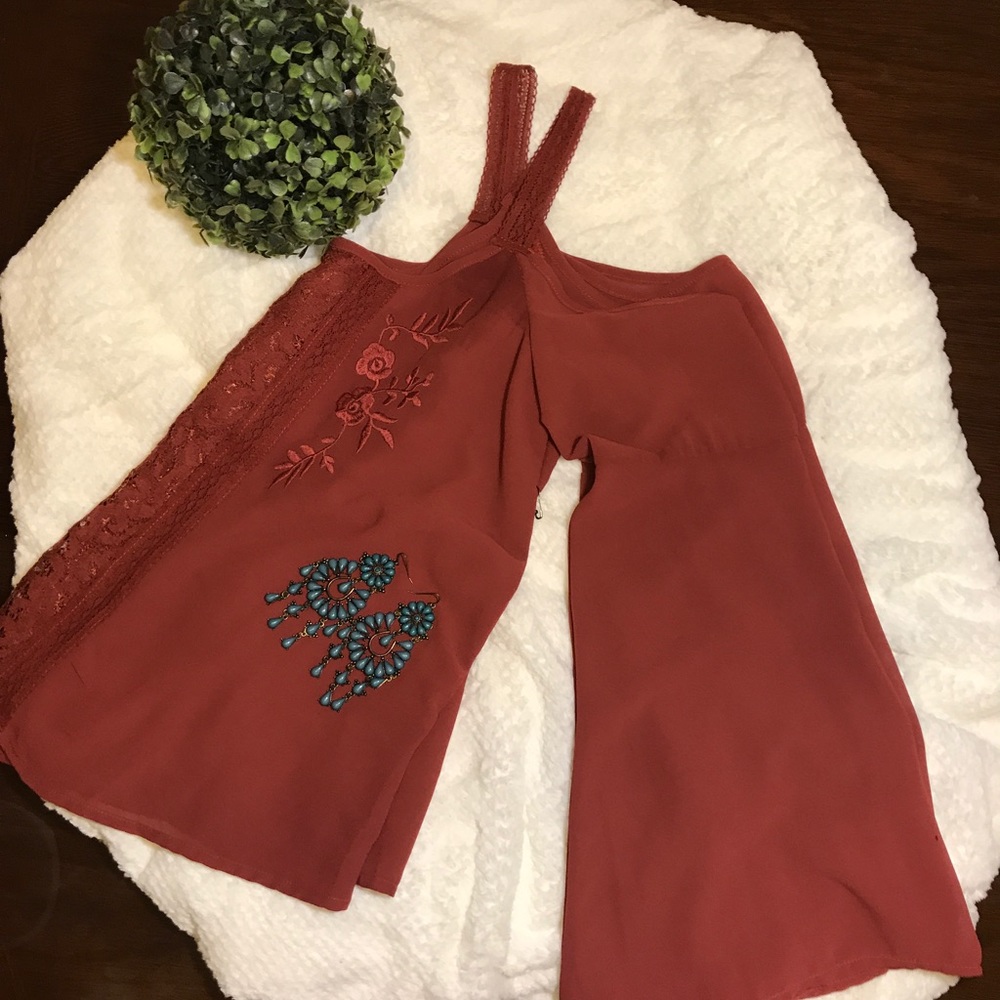 Top with bell sleeves