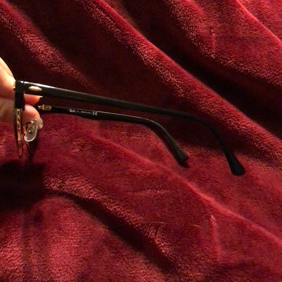 Ray ban Black and gold clubmaster sunglasses - Picture 2 of 5