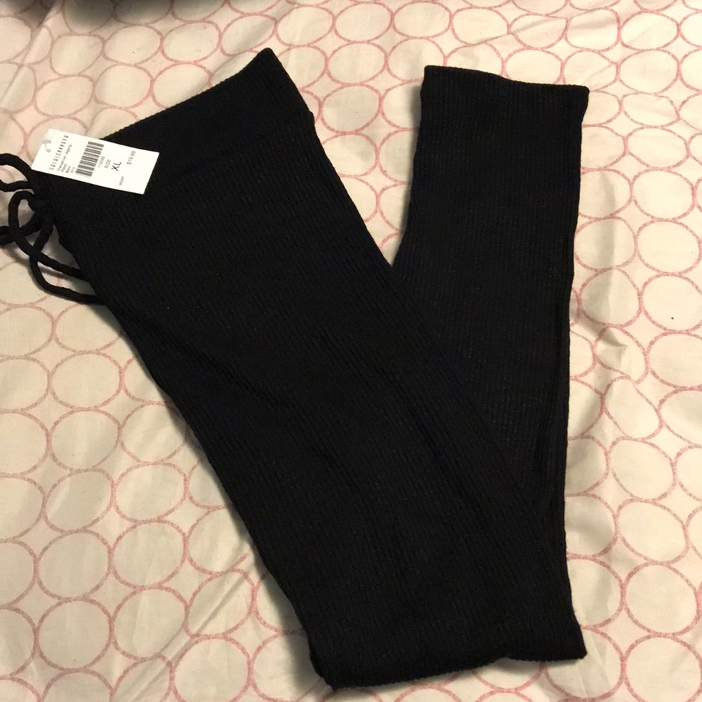 Fashion Nova Wonderlust Black Leggings
