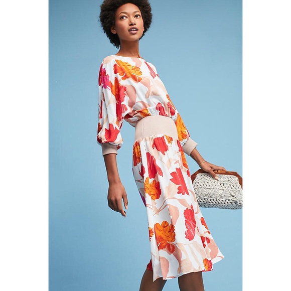 🌹Anthropologie Maeve Gemma Floral Dress🌹 - Picture 1 of 6