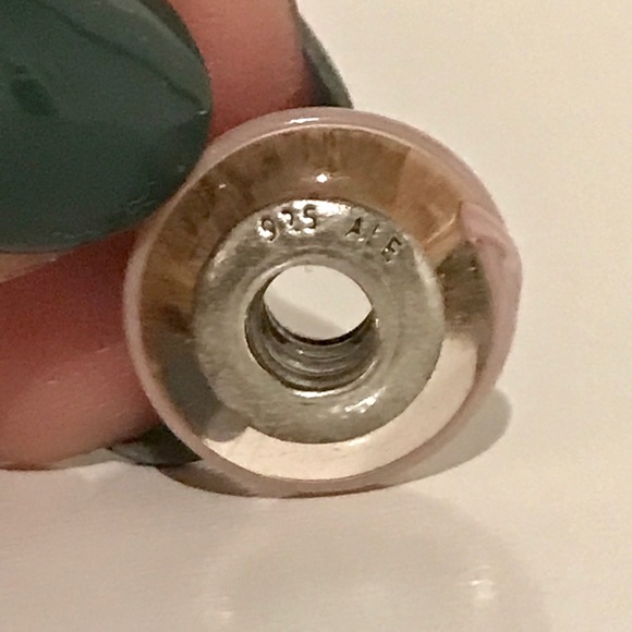 Pandora Pink Ribbon Murano Glass Bead DISCONTINUED - Picture 5 of 8