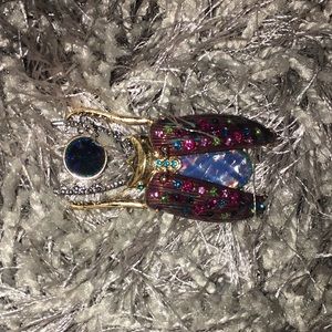 Hersey Johnson scarab beetle brooch