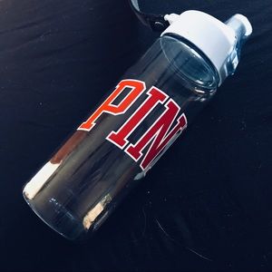 Pink water bottle