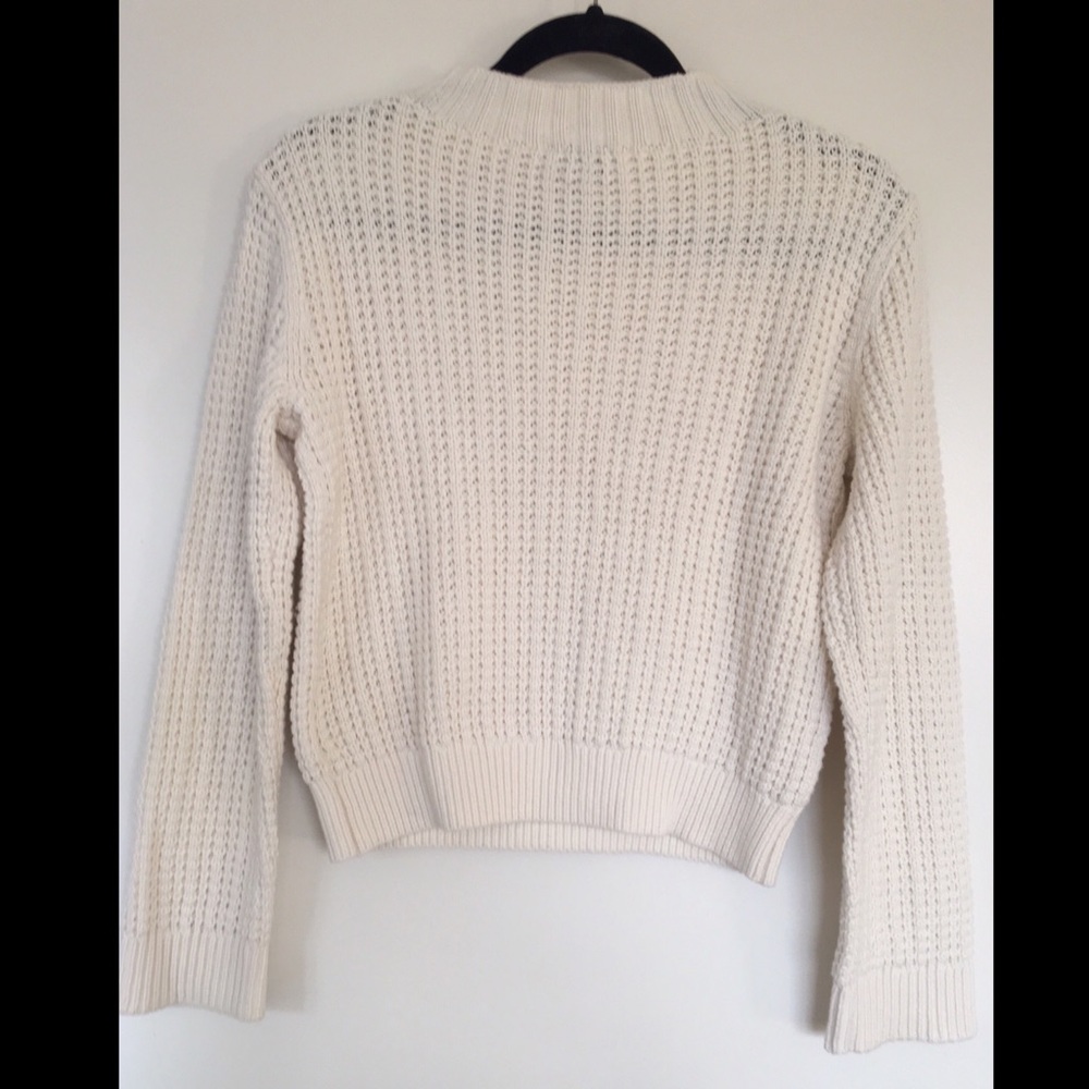 Theory cropped pullover sweater