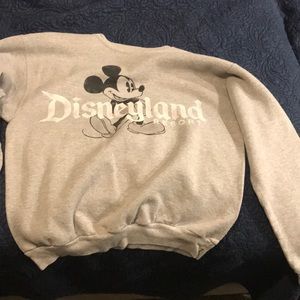 Disneyland grey crewneck!