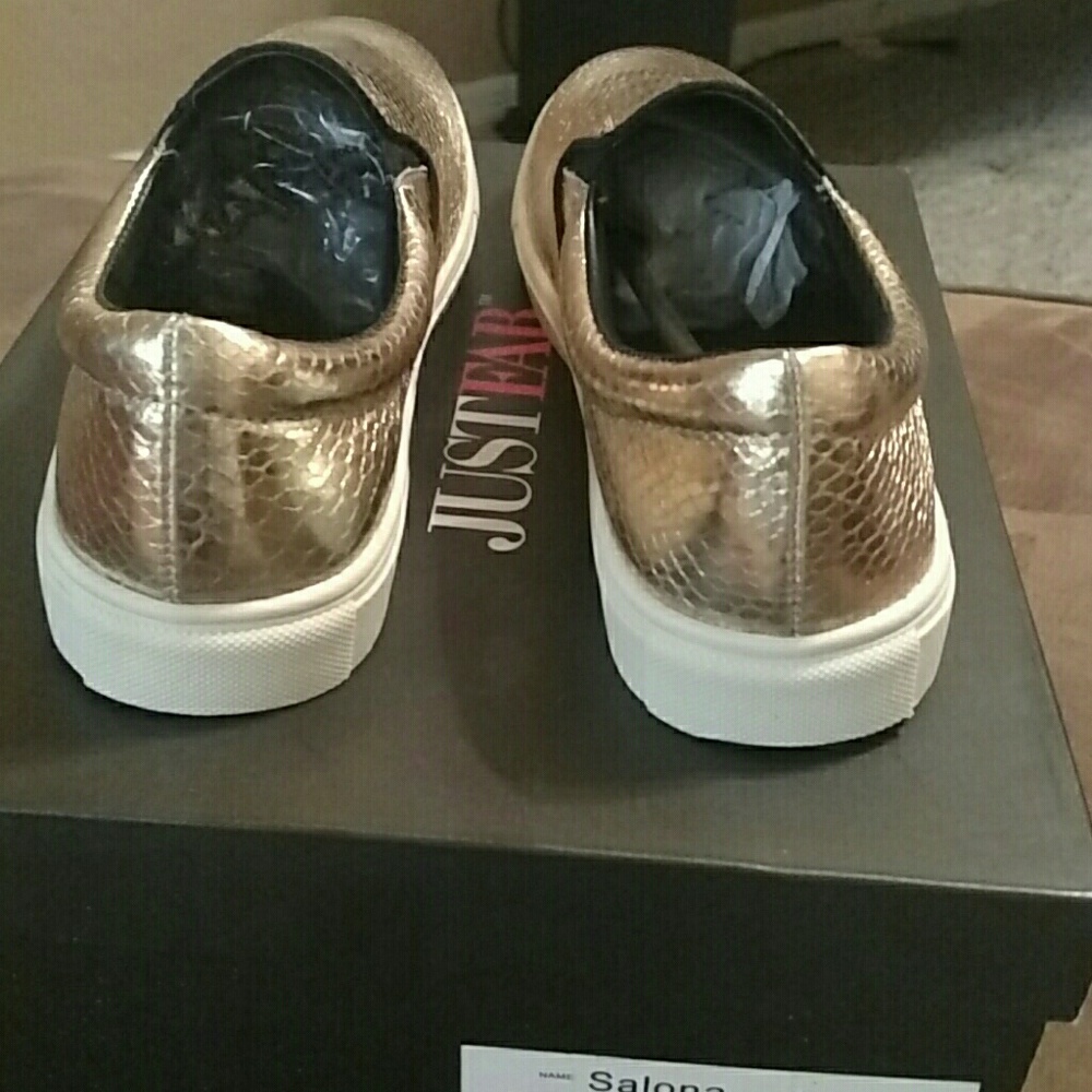 Gold Sneakers