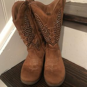 Girls Cowgirl Boots with Swarovski Crystals