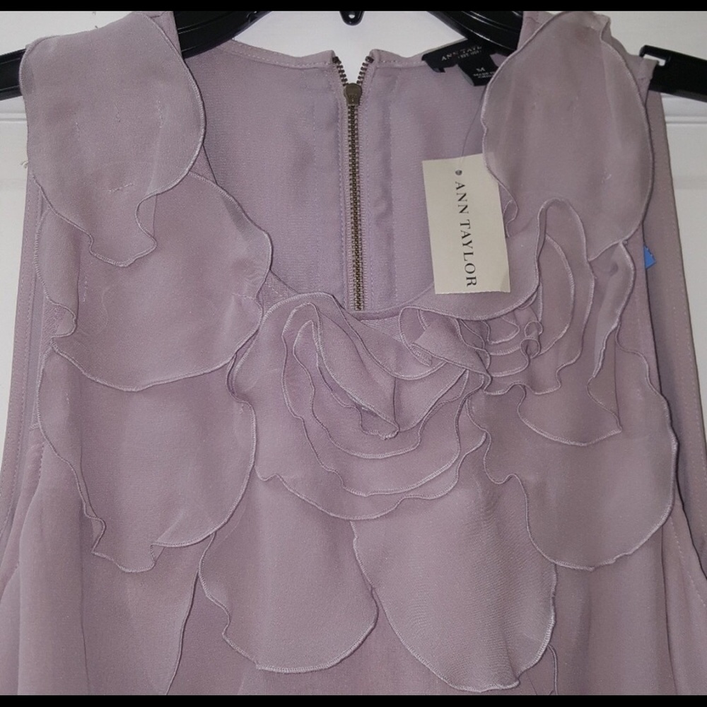 Ann Taylor Size 4 Lilac Top