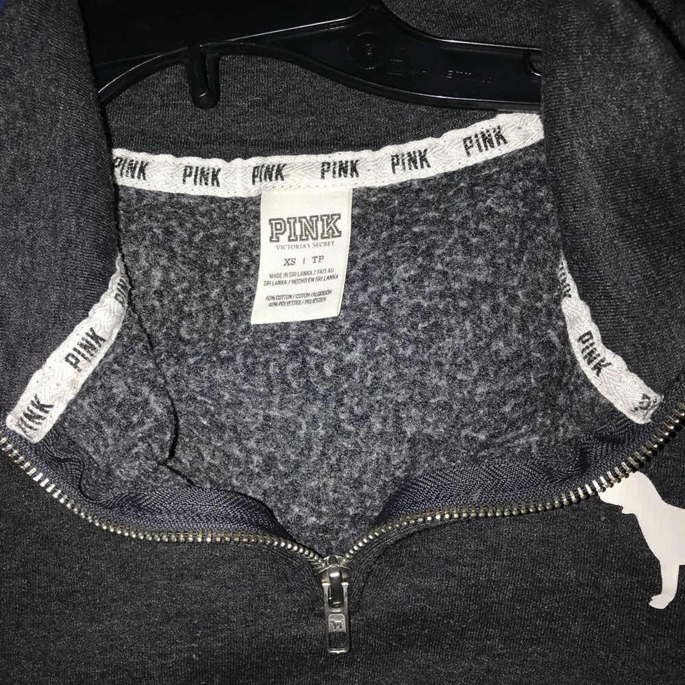 Victoria secret pink quarter zip xsmall