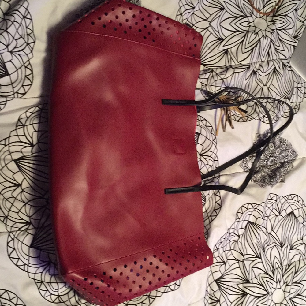 Poverty flats red bag