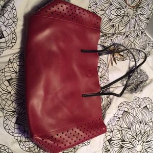 Poverty flats red bag