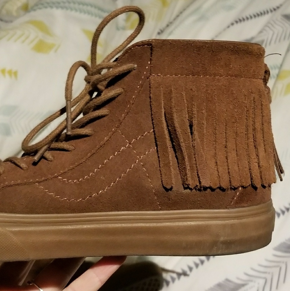 Htf  vans mocs leather suede mocassins