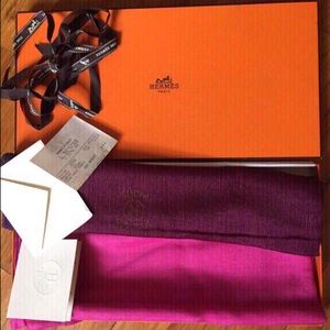 Hermès Cashmere Scarf 100% Authentic  $1000