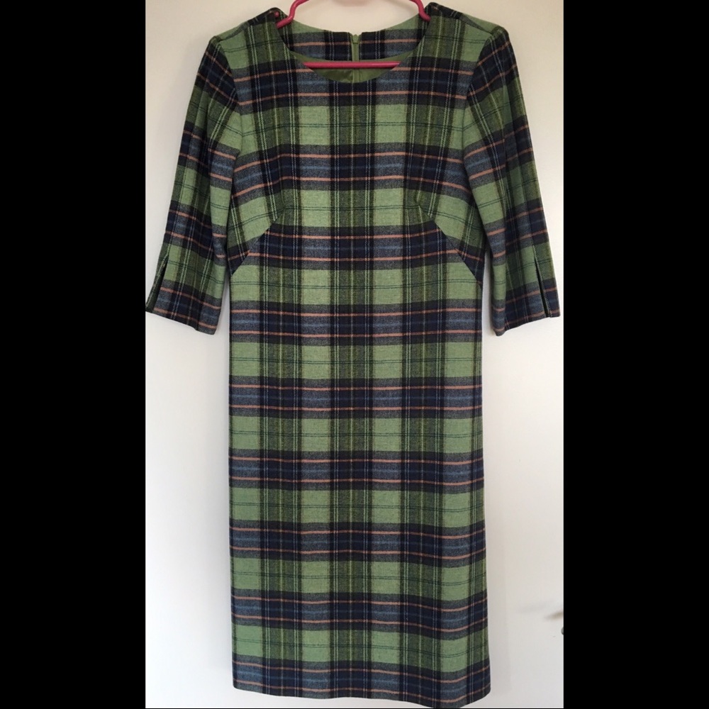 Agnés b 3/4 sleeve wool dress
