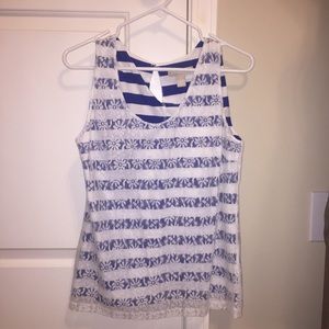 Banana Republic Lace Tank Top