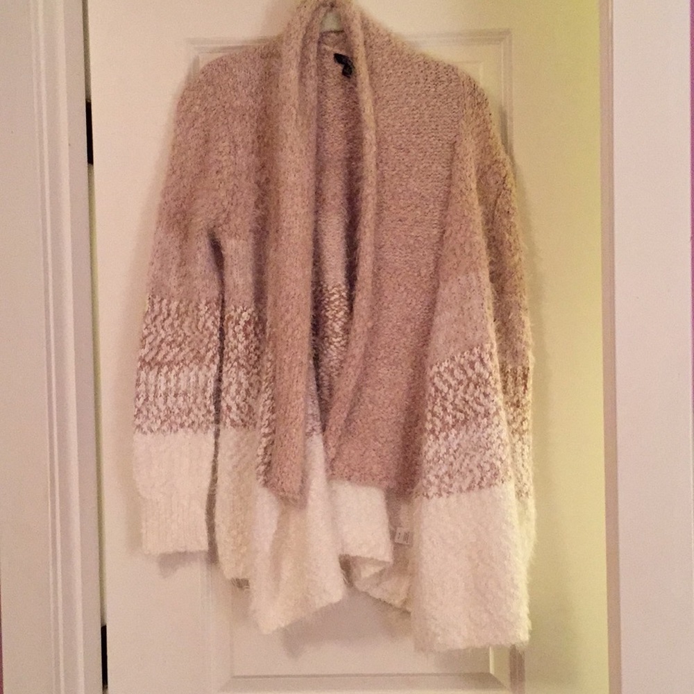 NORDSTROM FUZZY CARDIGAN